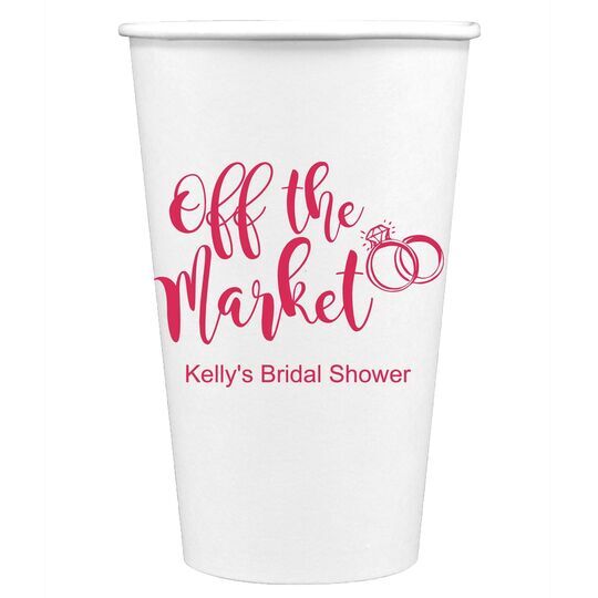Off The Market Rings Paper Coffee Cups